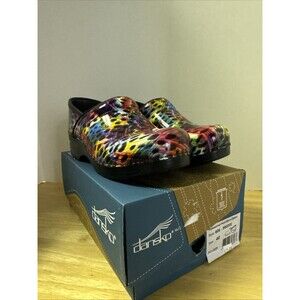 Dansko Slip-On Professional Paint Storm Clogs Women’s EU 40 US 9.5-10 NIB